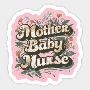 Mother Baby Nurse Sticker